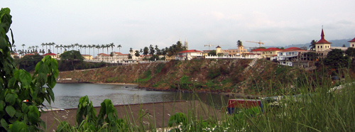 Waterfront Malabo City on Bioko Island