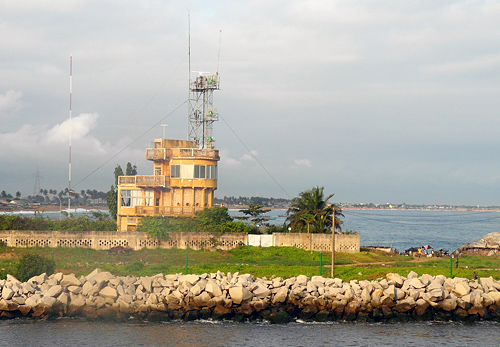 Ivory Coast / Cote d'Ivoire - Abidjan Port Entrance