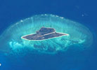 Juan De Nova Island Viewed From Space